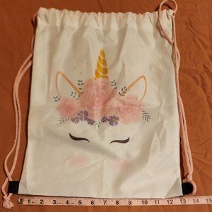 Light weight drawstring Unicorn Bag